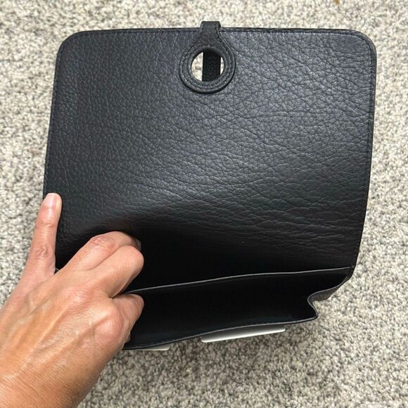 Hermes Paris NWT Authentic Black Leather Dogon Duo Wallet - Picture 10 of 11